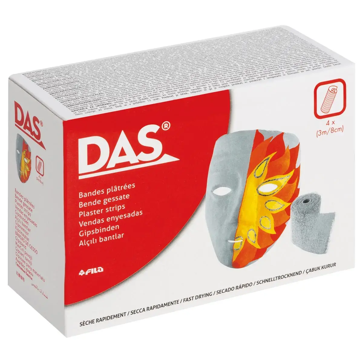 Bande platree 8cmx3m boite 4 unit&eacute;s - Das photo du produit