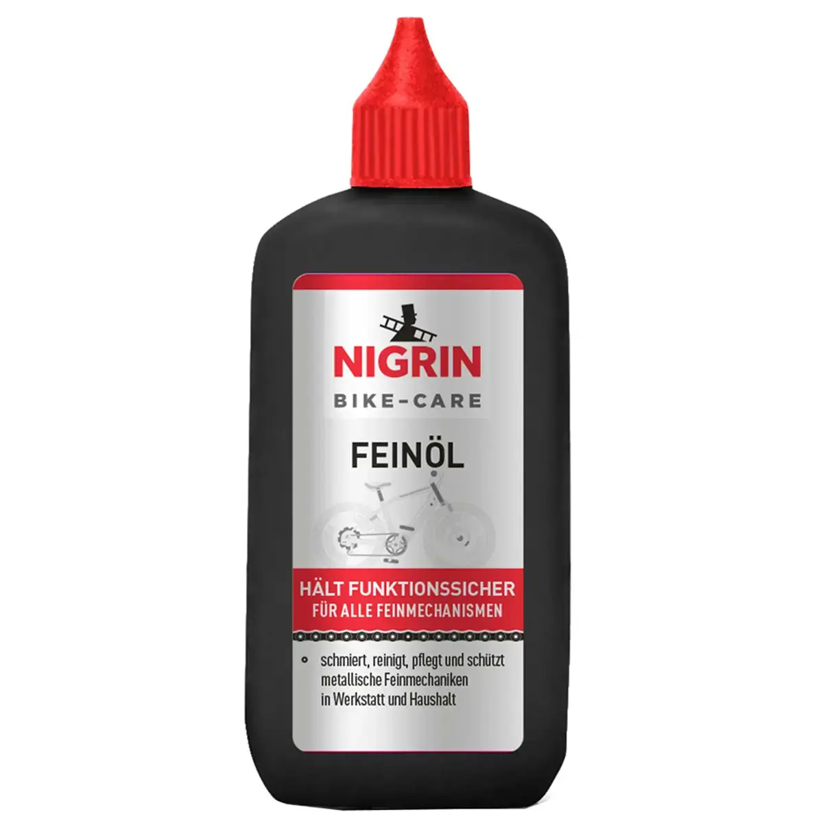 Bike-Care huile de mécanique de précision, 100 ml - Nigrin photo du produit
