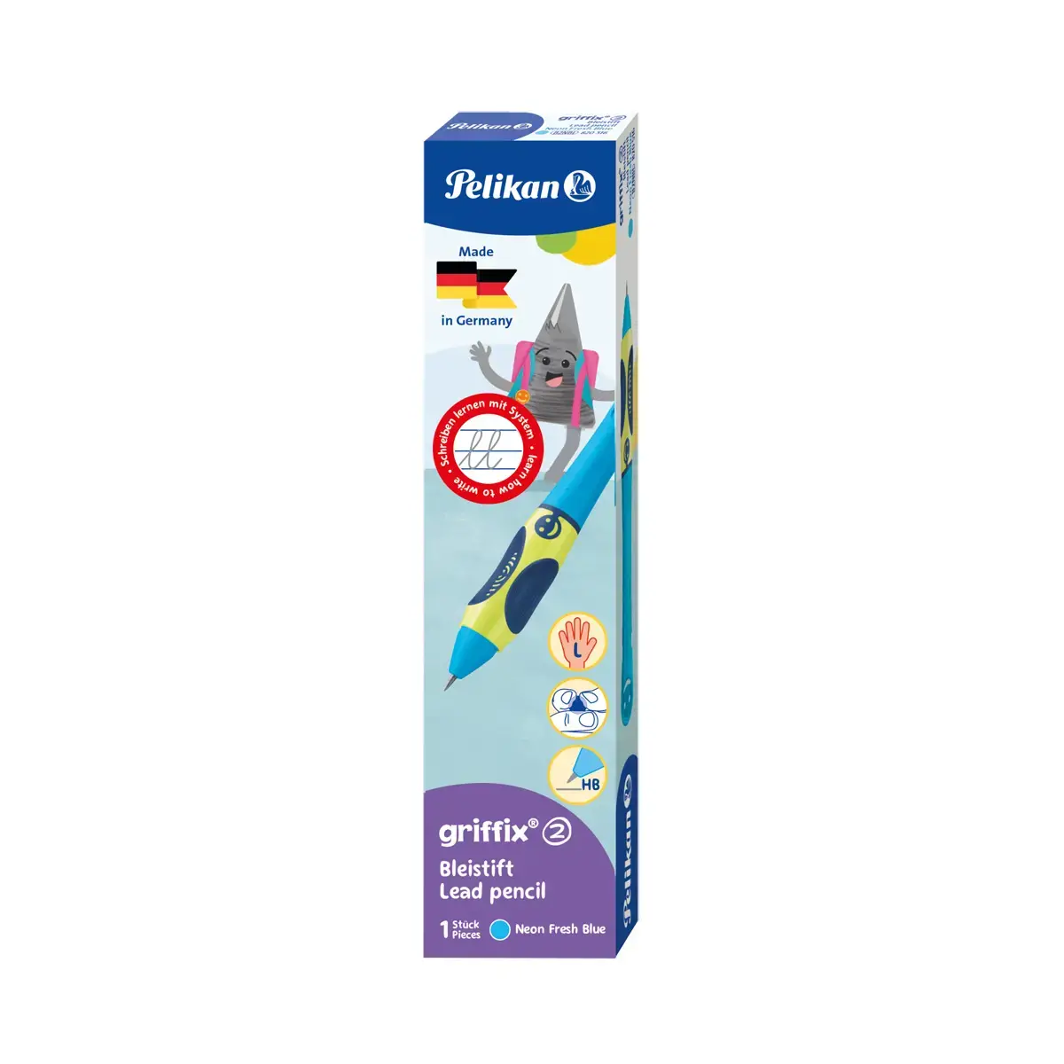PORTEMINE PELIKAN GRIFFIX HB - GAUCHER FRESH BLUE ETUI photo du produit