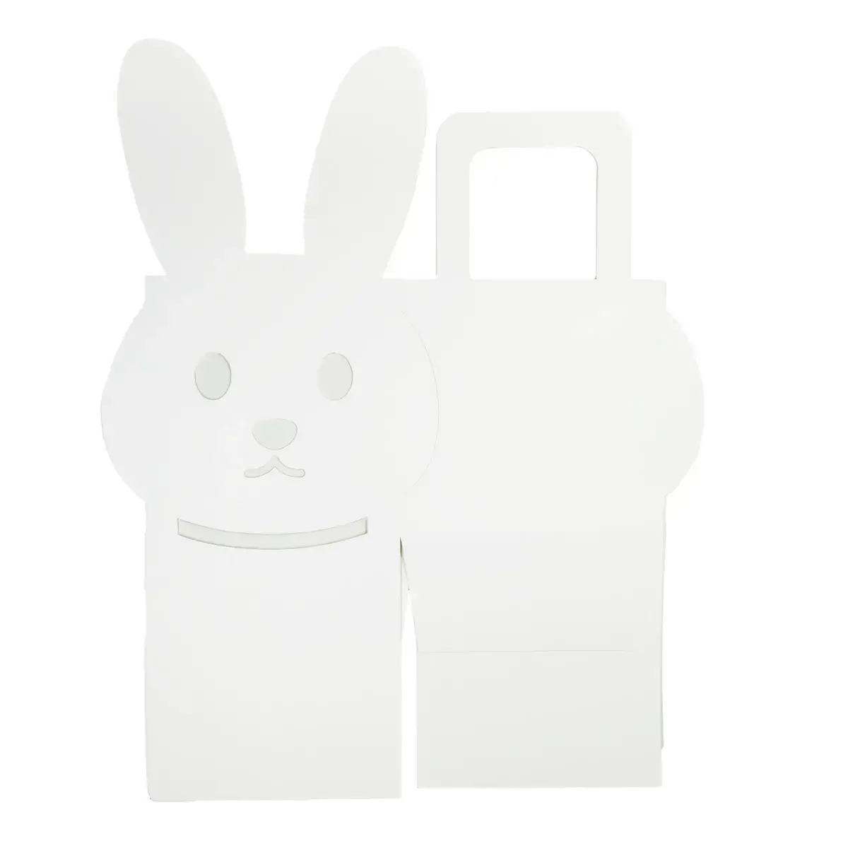 10 Paniers lapin carton recycl&eacute; P&acirc;ques &agrave; construire  58x38 cm Loolipo photo du produit