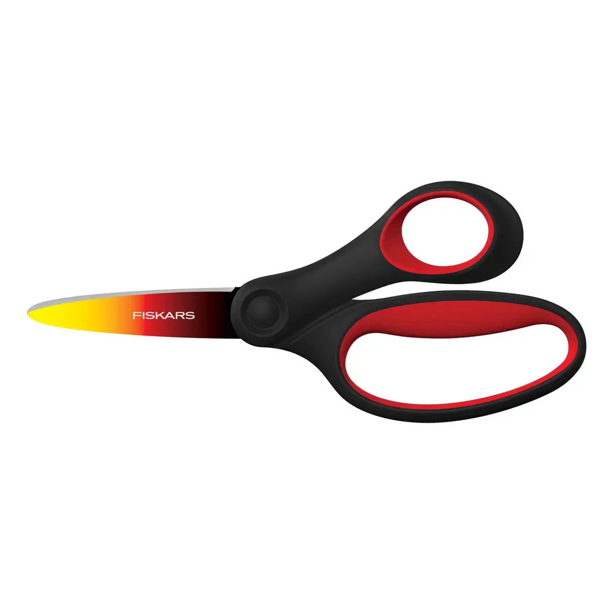 Ciseaux primaire Soft Grip 15 cm Droitier Rouge/jaune Fiskars photo du produit