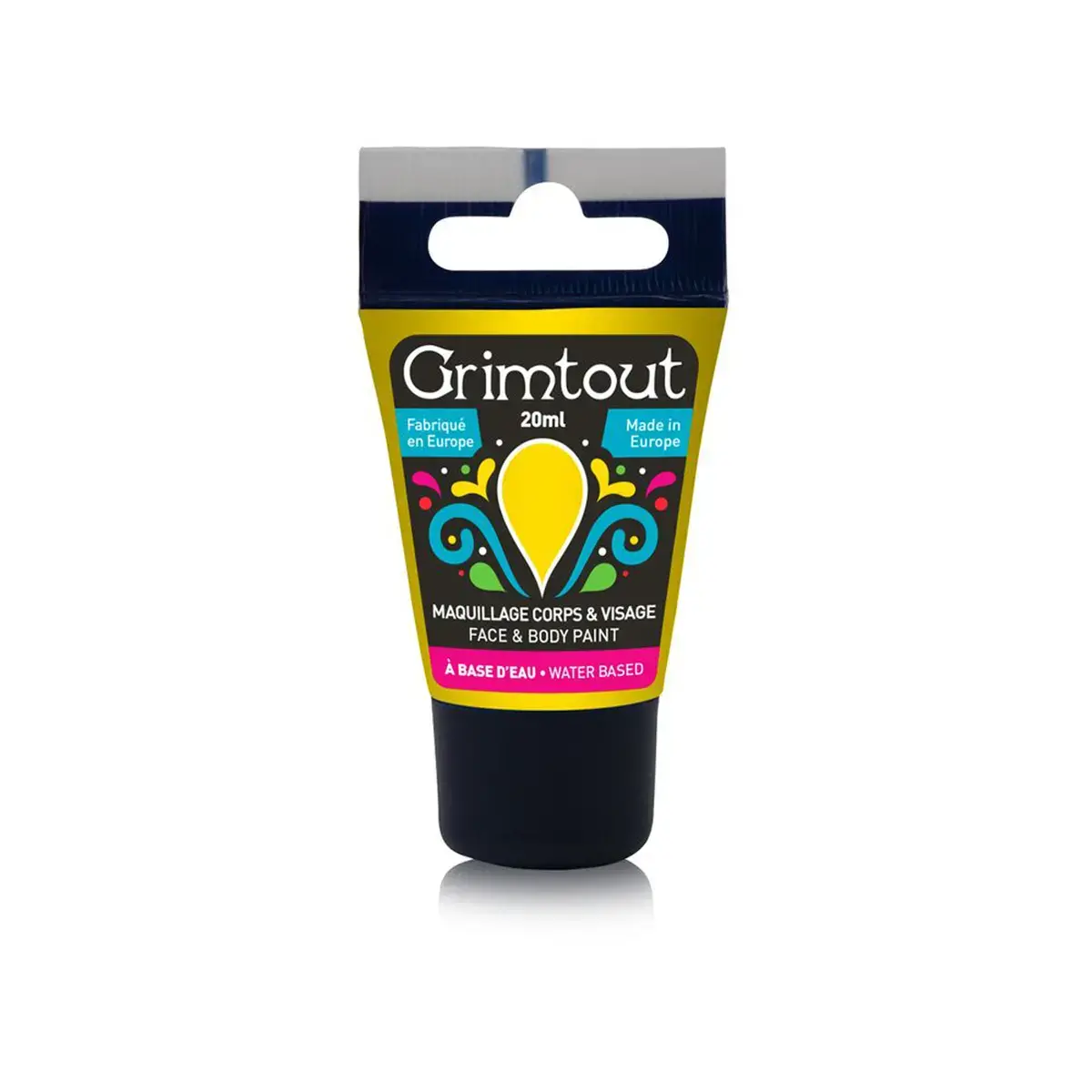GRIM'TUBES MAQUILLAGE LIQUIDE 20 ML - JAUNE photo du produit