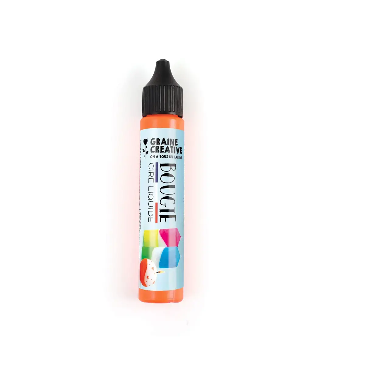 CRAYON POUR BOUGIE 30ML ORANGE FLUO photo du produit