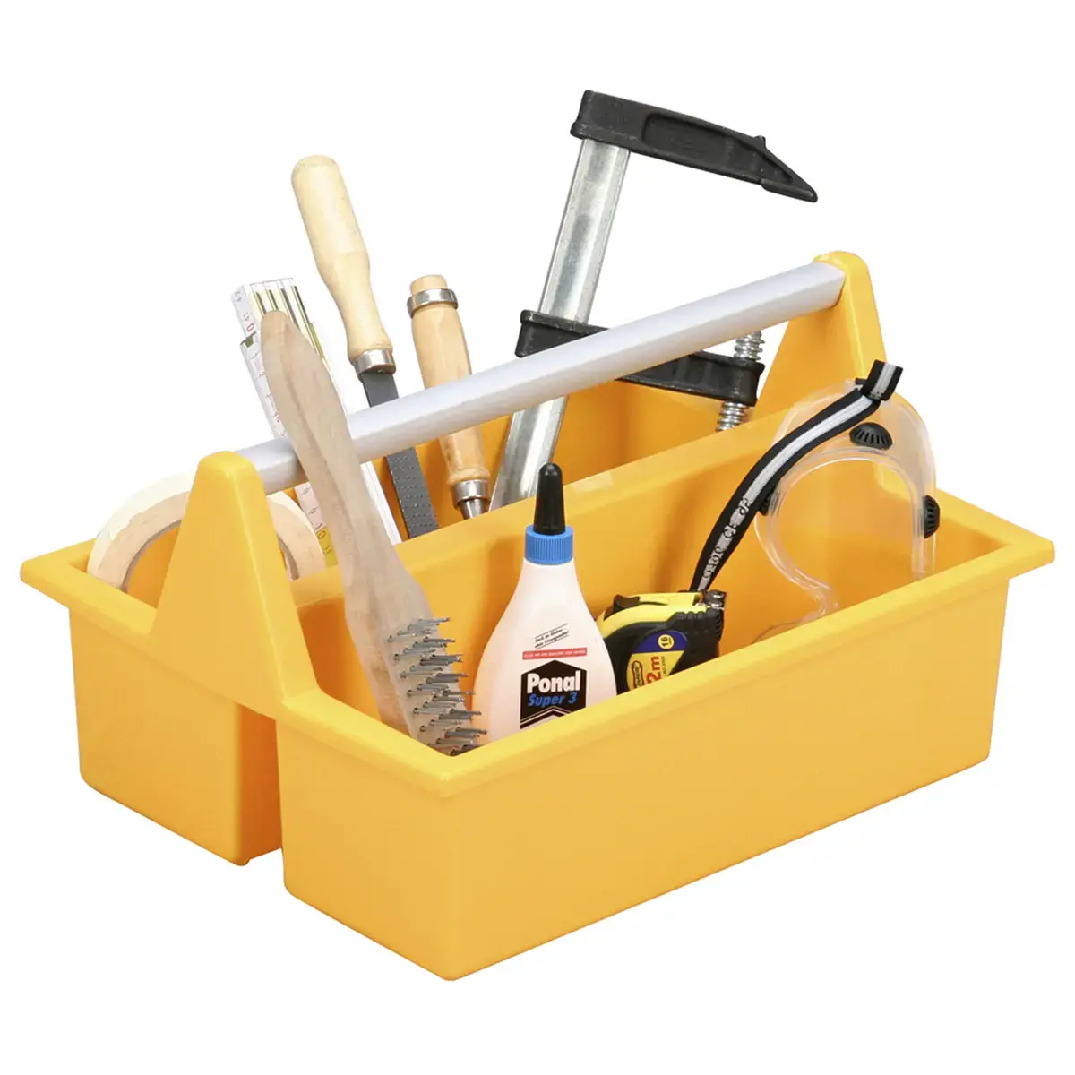 Boîte porte-outils McPlus Carry 40, PP, jaune - Allit photo du produit