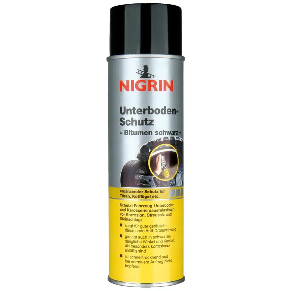 Protection de soubassement bitumineuse, noir, 500 ml - Nigrin photo du produit