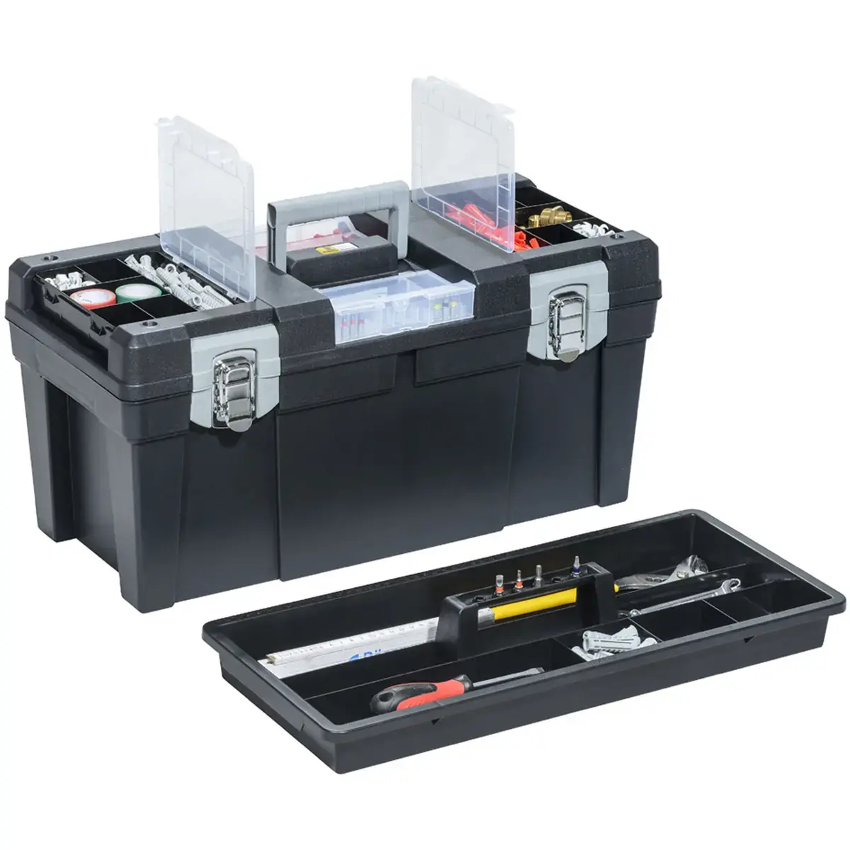 Bo&icirc;te &agrave; outils McPlus Promo 23, PP, noir - Allit photo du produit