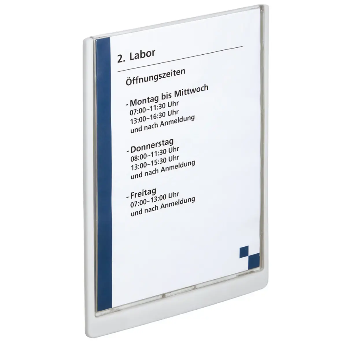 Plaque de porte CLICK SIGN, A4, blanc - Durable photo du produit