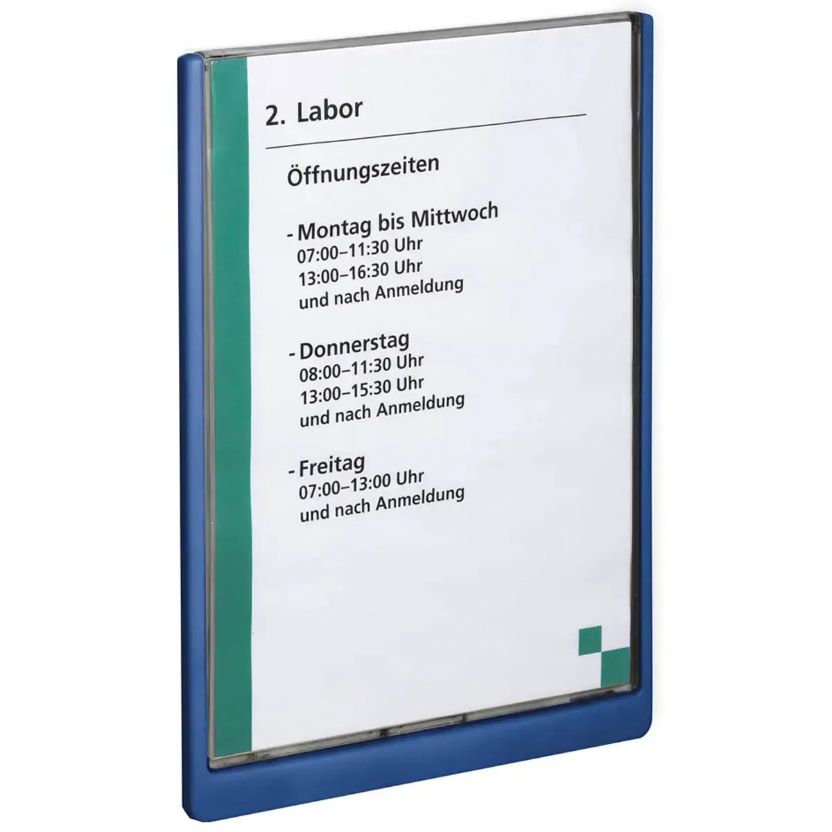 Plaque de porte CLICK SIGN, A4, blanc - Durable photo du produit