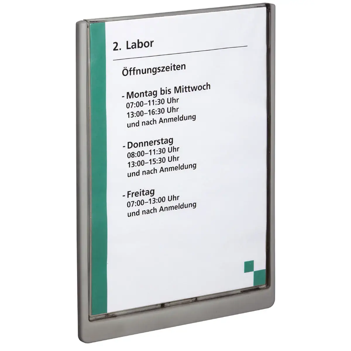 Plaque de porte CLICK SIGN, A4, blanc - Durable photo du produit