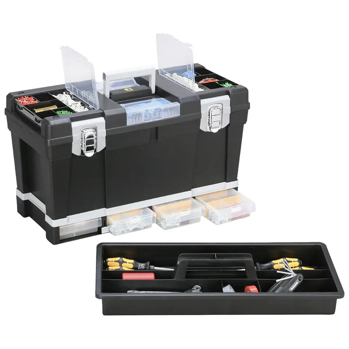 Boîte à outils McPlus Depot 23, PP, noir - Allit photo du produit