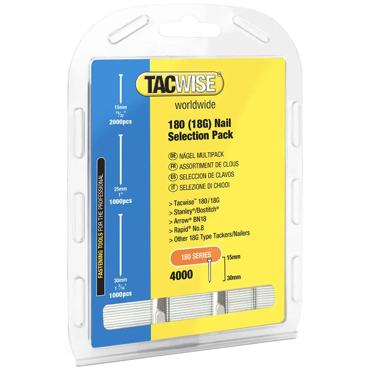 Clous 18G/40 mm, 5.000 pièces - Tacwise photo du produit