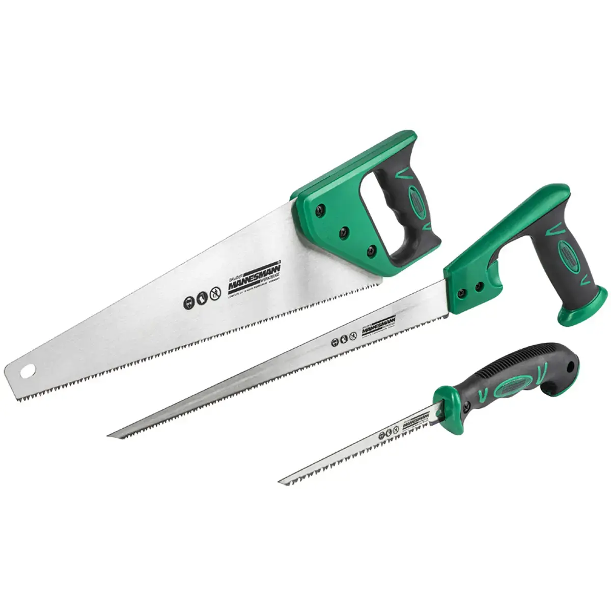 Kit de scies, 3 pièces - Brüder mannesmann photo du produit
