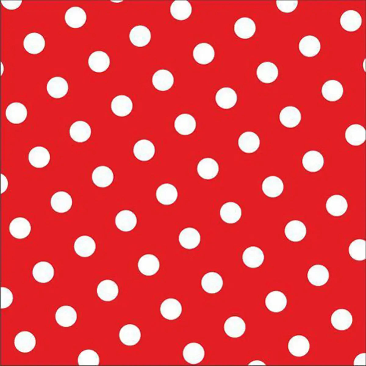 Serviette à motif 'Dots', 330 x 330 mm, rouge - Papstar photo du produit