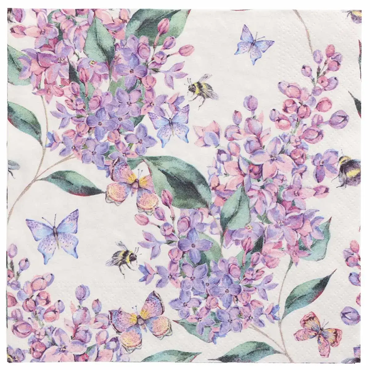 Serviette à motif Romance Antique - 330 x 330 mm - Papstar photo du produit