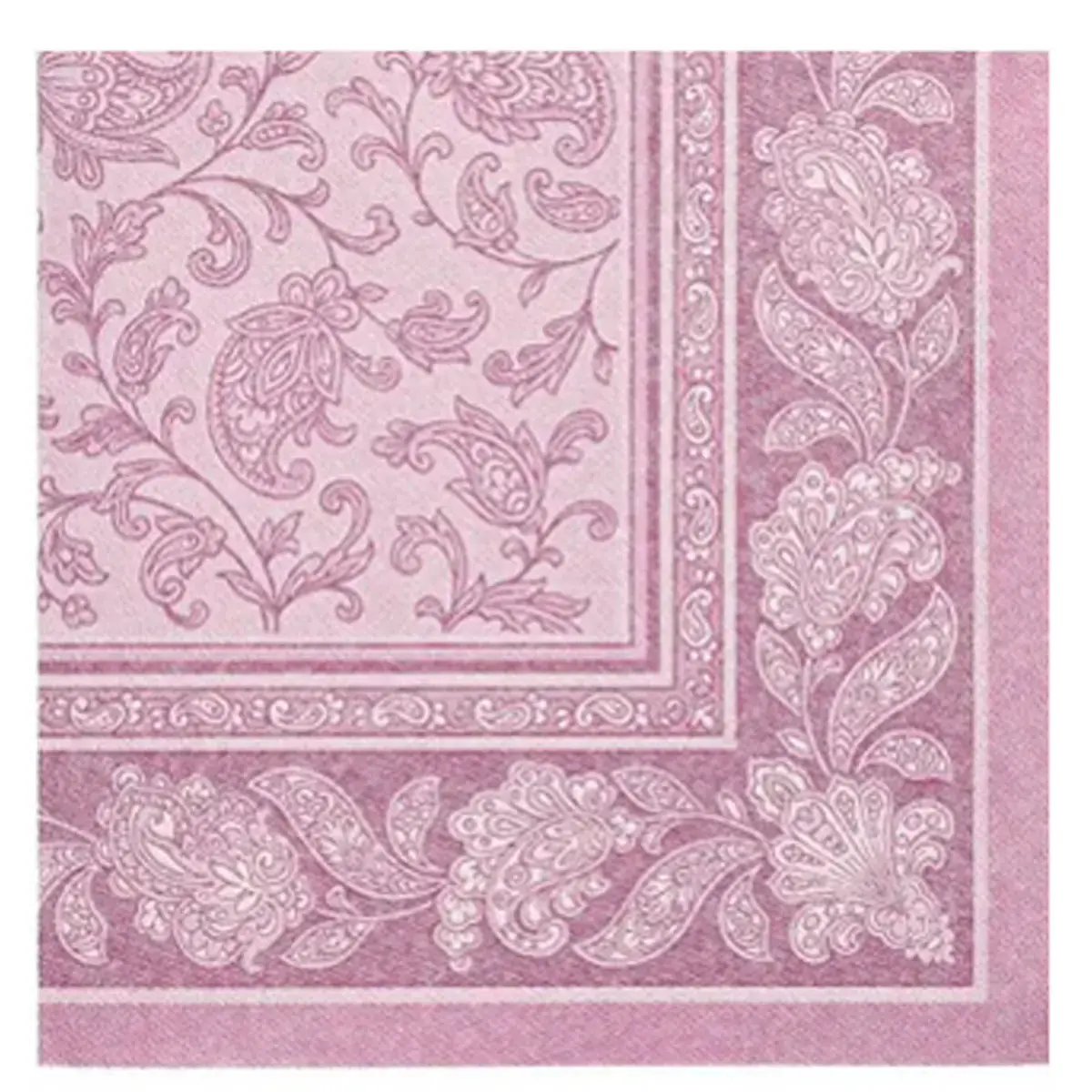 Serviette 'ROYAL Collection Ornaments', blanc - Papstar photo du produit