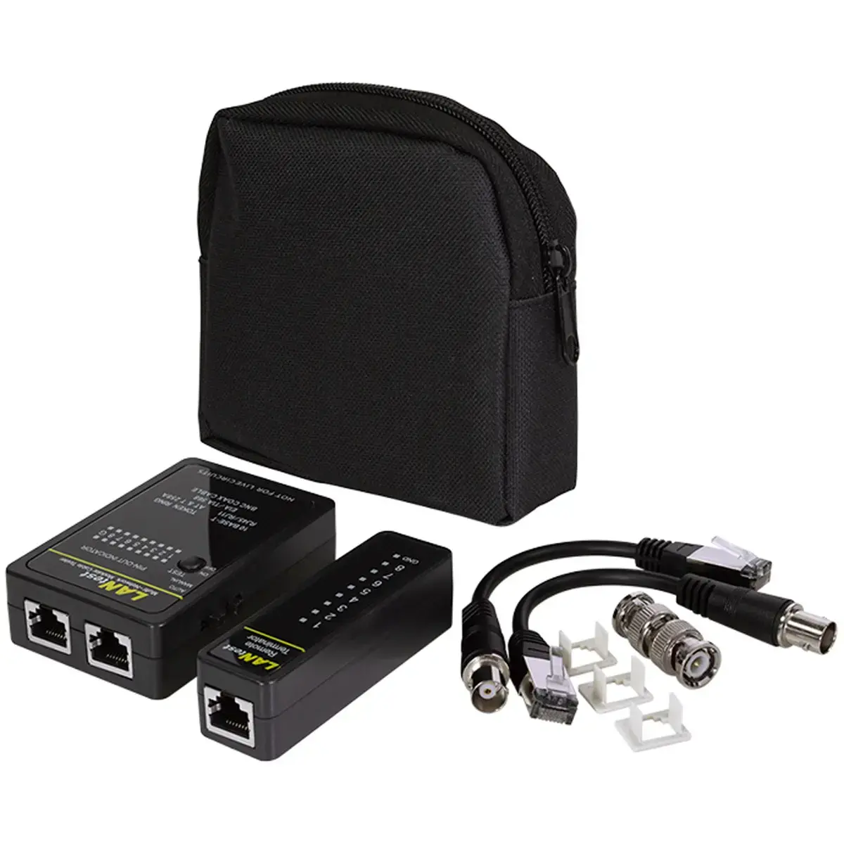 LogiLink Testeur de c&acirc;bles RJ11,RJ12,RJ45 et BNC - Logilink professional photo du produit