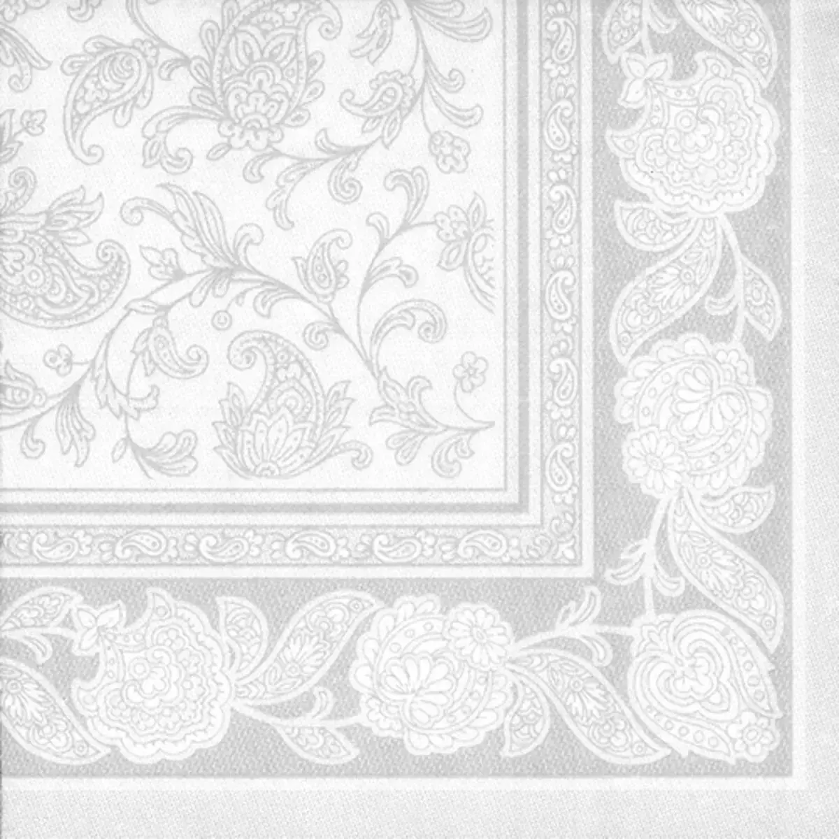 Serviette 'ROYAL Collection Ornaments', noir - Papstar photo du produit