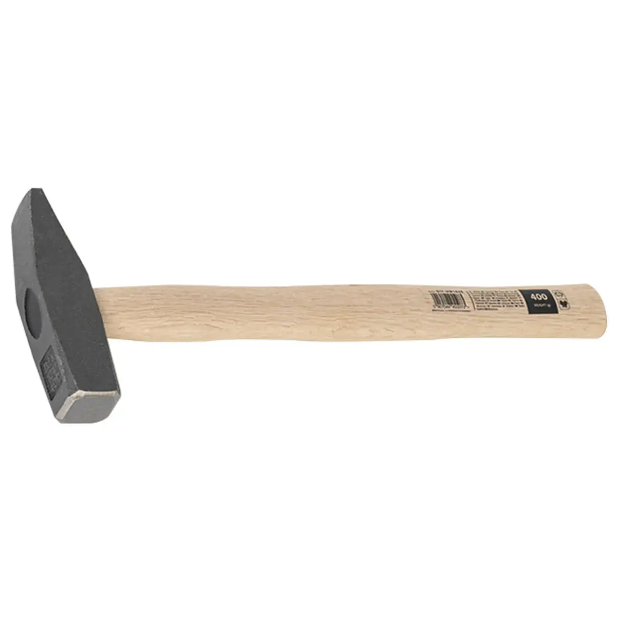 Marteau de serrurier, 300 g, avec manche en bois - Bradas photo du produit