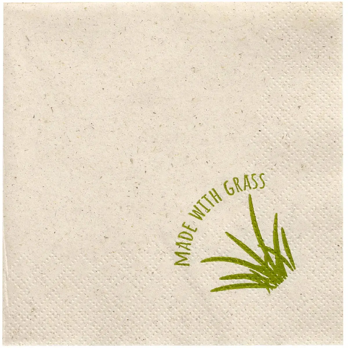Serviette coktail, 240 x 240 mm, naturel - Papstar photo du produit