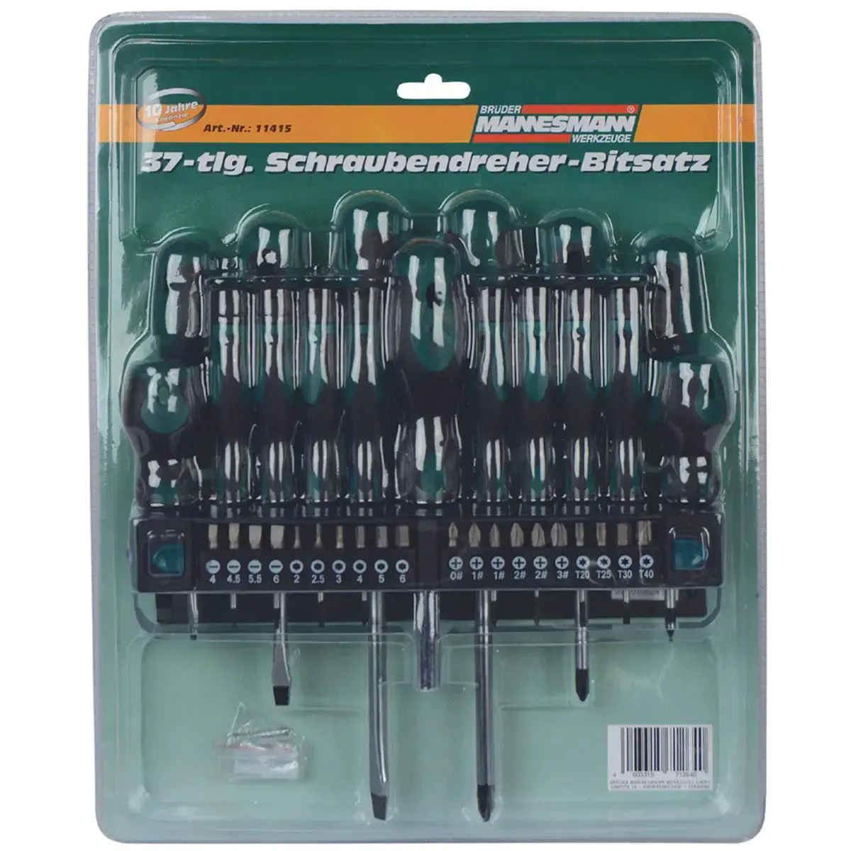Kit de tournevis, 37 pièces - Brüder mannesmann photo du produit