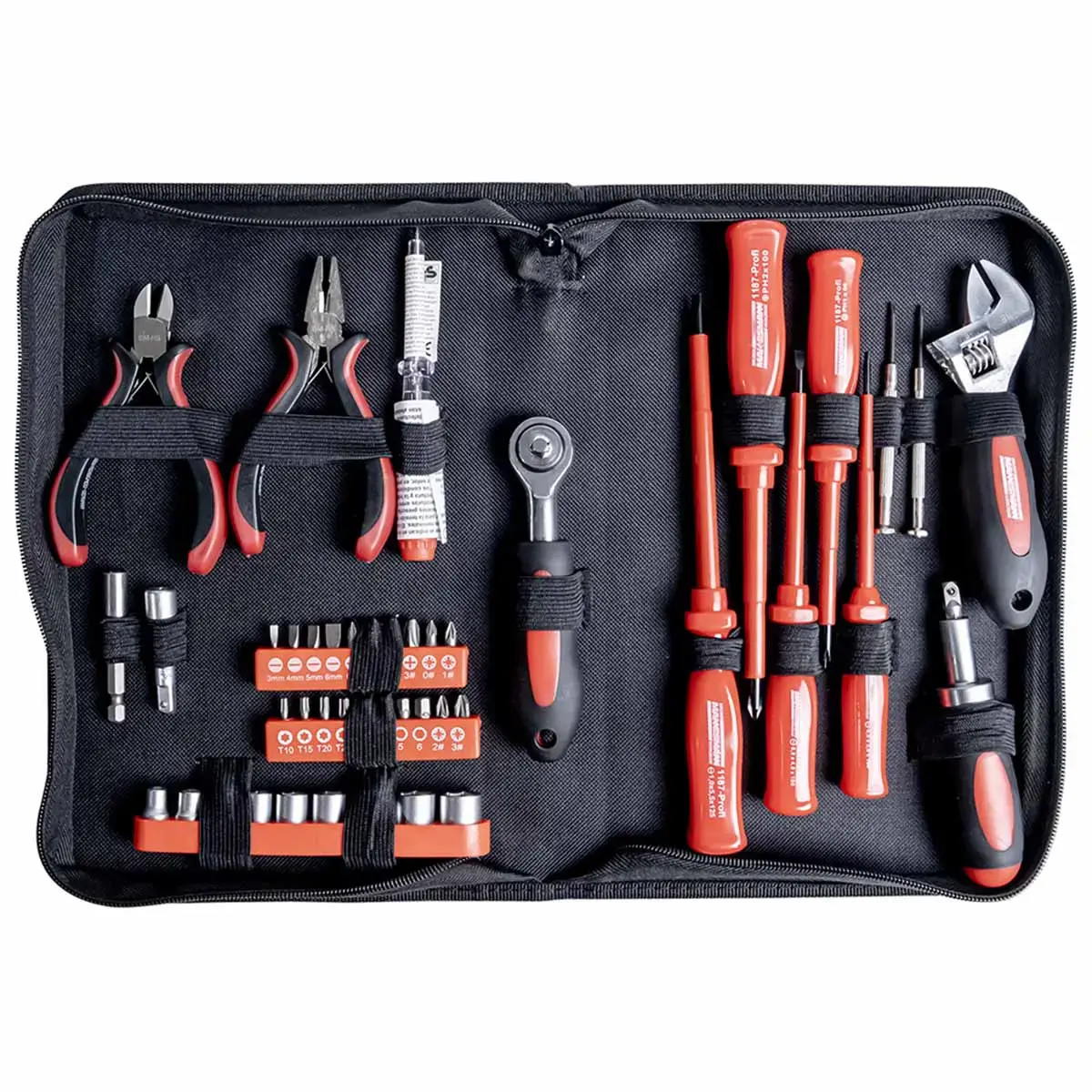 Kit d'outils pour électronique, 45 pièces - Brüder mannesmann photo du produit