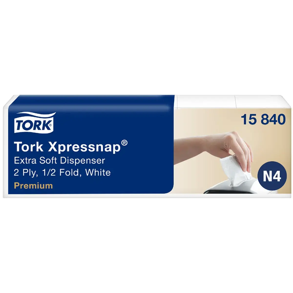 Xpressnap Serviette pour distributeur, blanc - Tork photo du produit