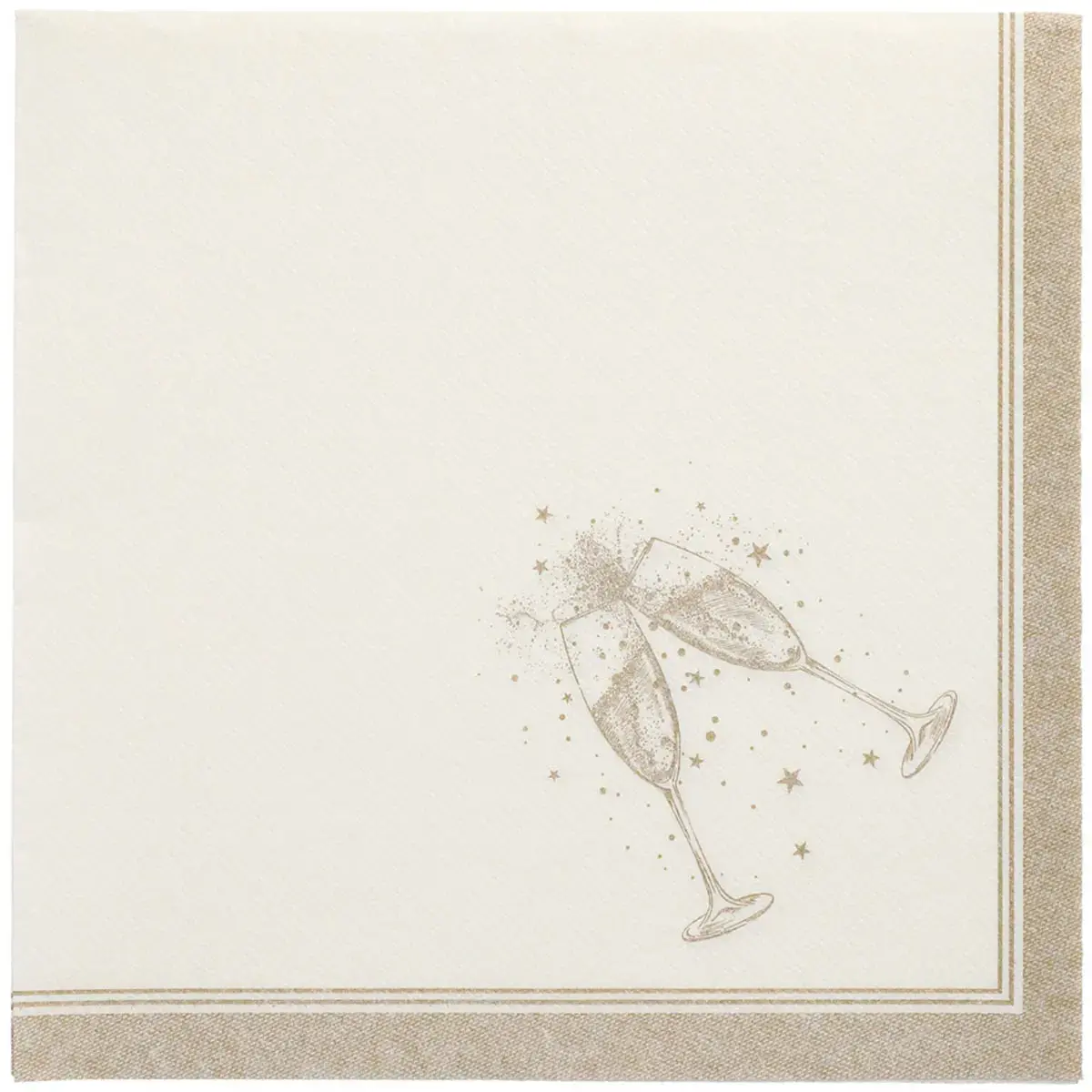 Serviette 'ROYAL Collection Festivities', argent - Papstar photo du produit