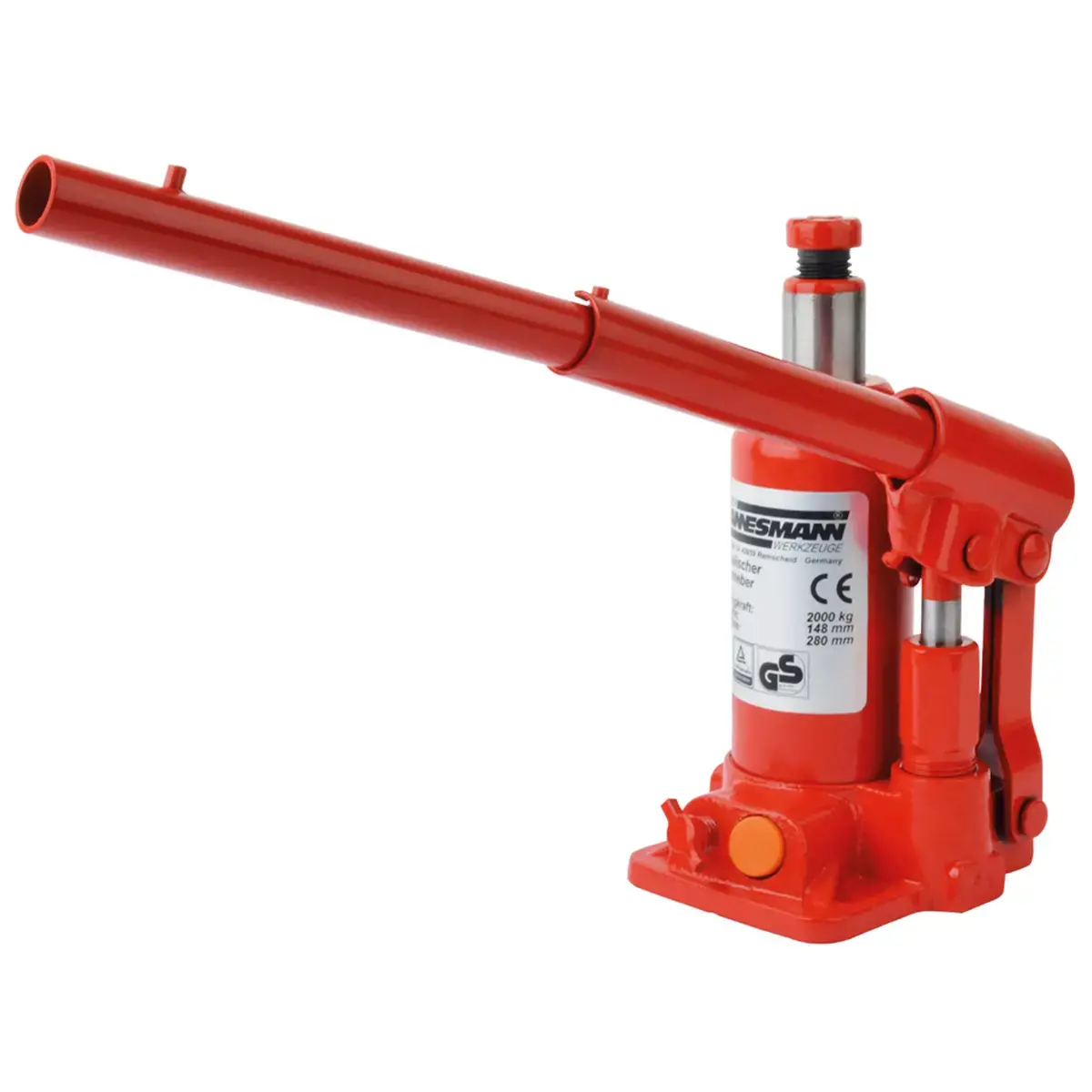 Cric hydraulique, capacité de charge: 8 t - Brüder mannesmann photo du produit
