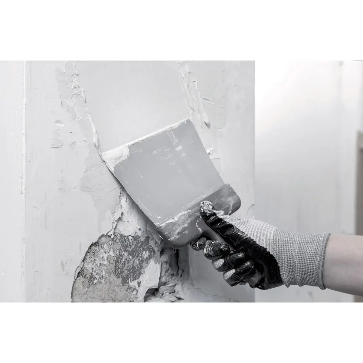 Couteau à enduire carré, 160 mm, manche plastique - Westex photo du produit