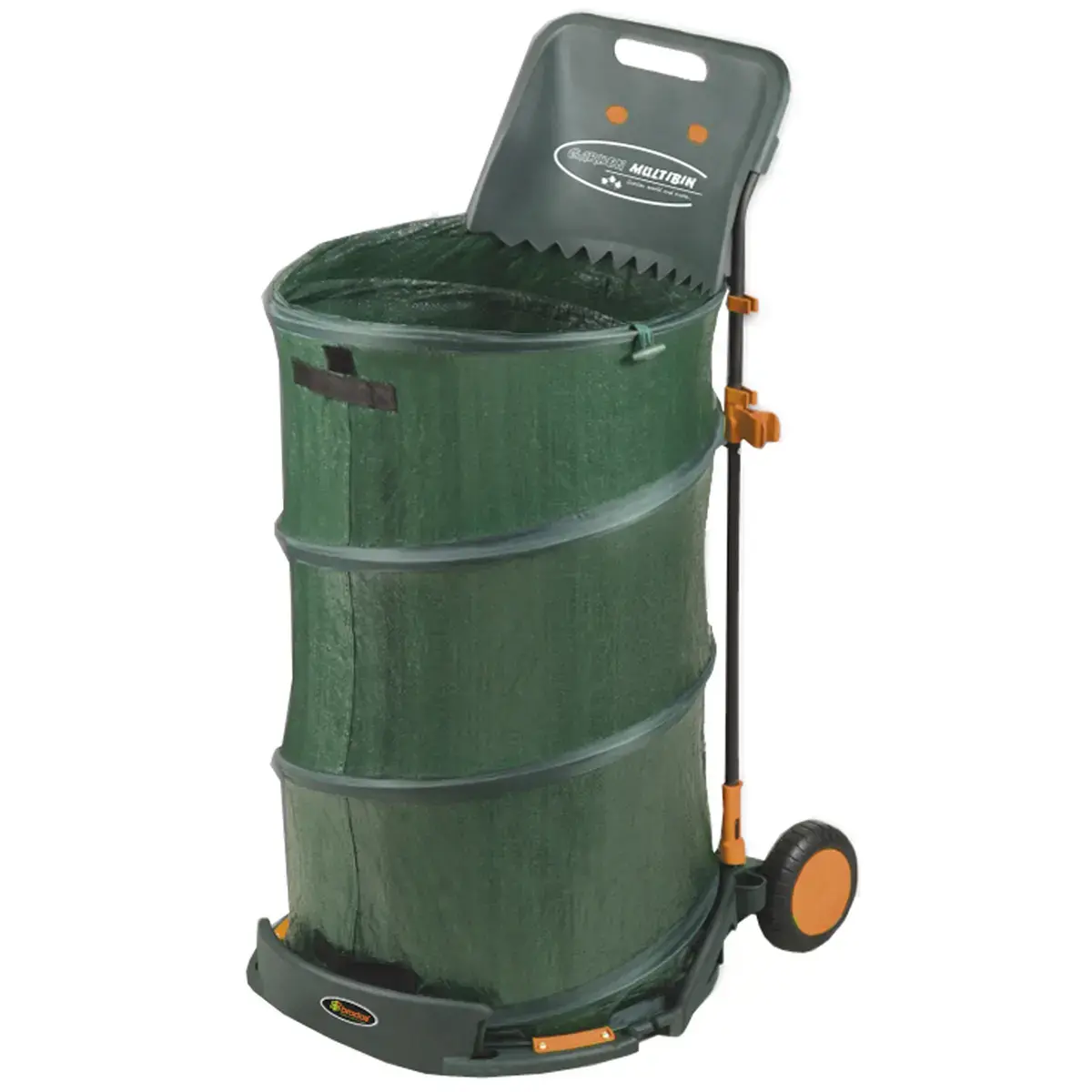 Chariot ramasse-feuilles multibin, pliable,160 litres - Bradas photo du produit