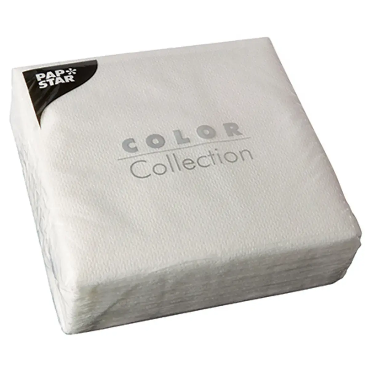 Serviette, 330 x 330 mm, 1 couche, blanc - Papstar photo du produit
