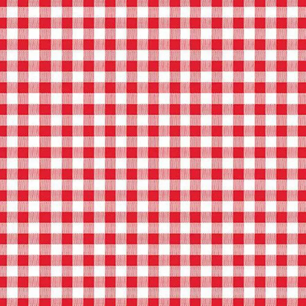Serviette &agrave; motif Carreaux Vichy - Rouge - Papstar photo du produit
