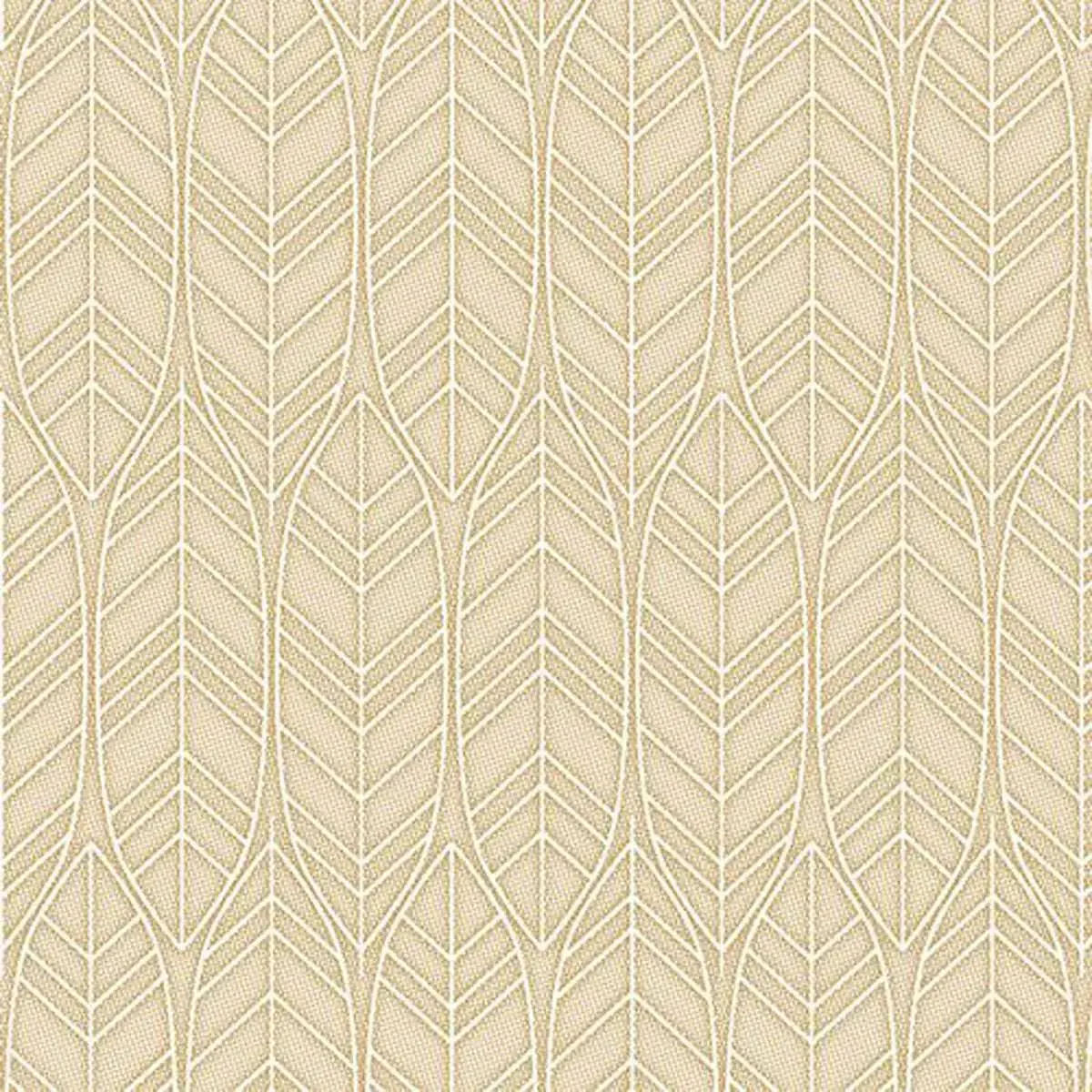 Serviettes 'ROYAL Collection Leaves', sable - Papstar photo du produit