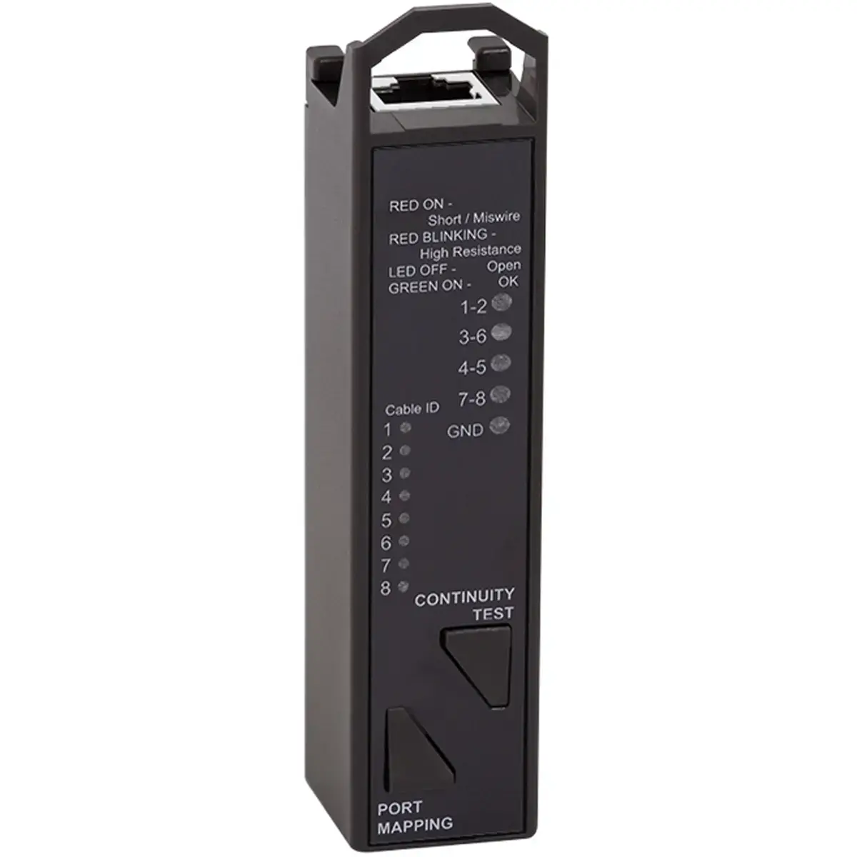 LogiLink Testeur de c&acirc;ble r&eacute;seau 3-en-1, noir - Logilink professional photo du produit