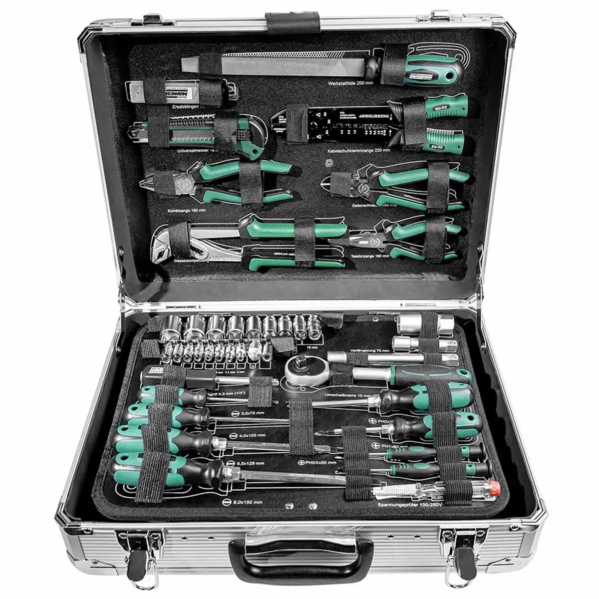 Boîte à outils, 108 pièces - Brüder mannesmann photo du produit