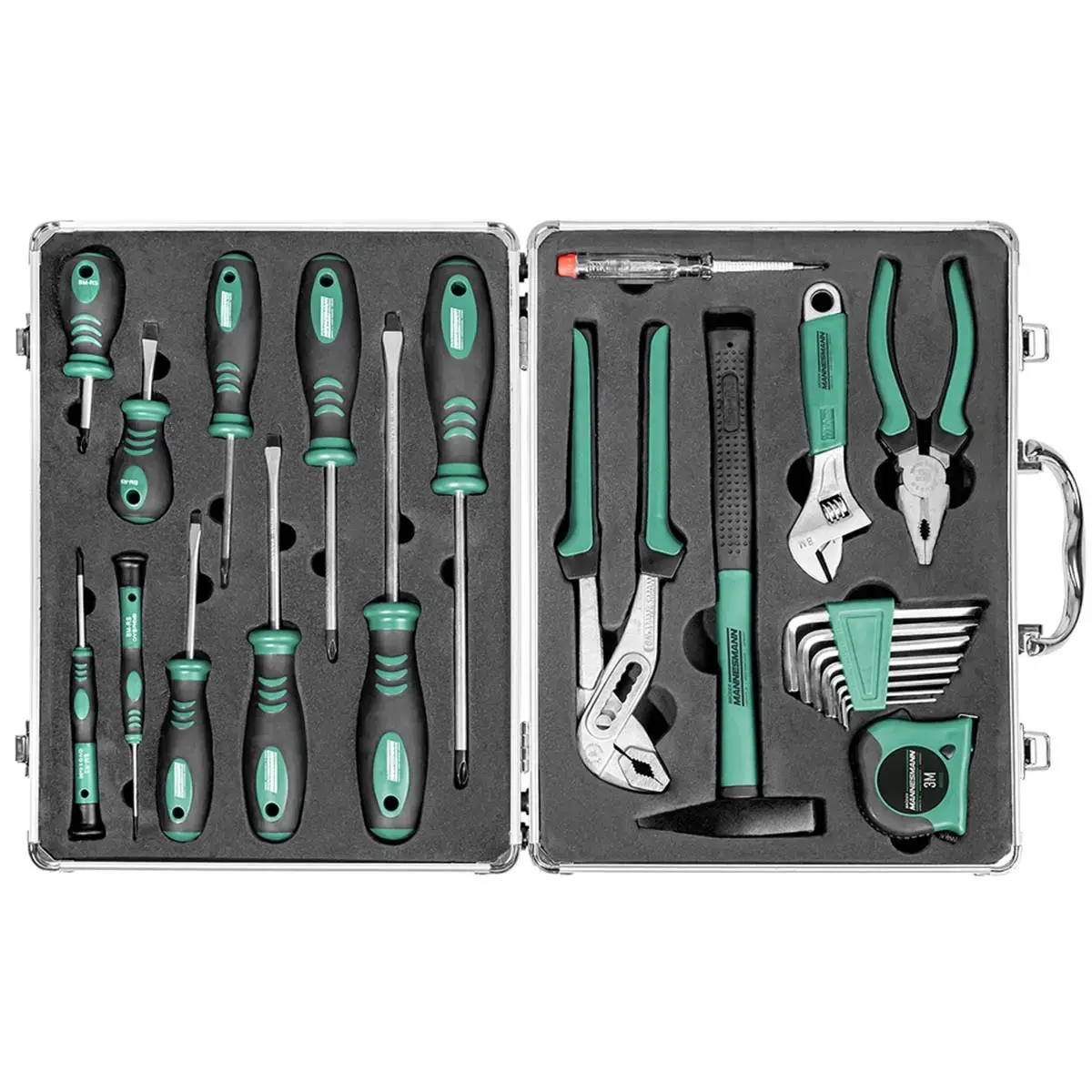 Kit d'outils, 24 pi&egrave;ces, dans un coffret - Br&uuml;der mannesmann photo du produit