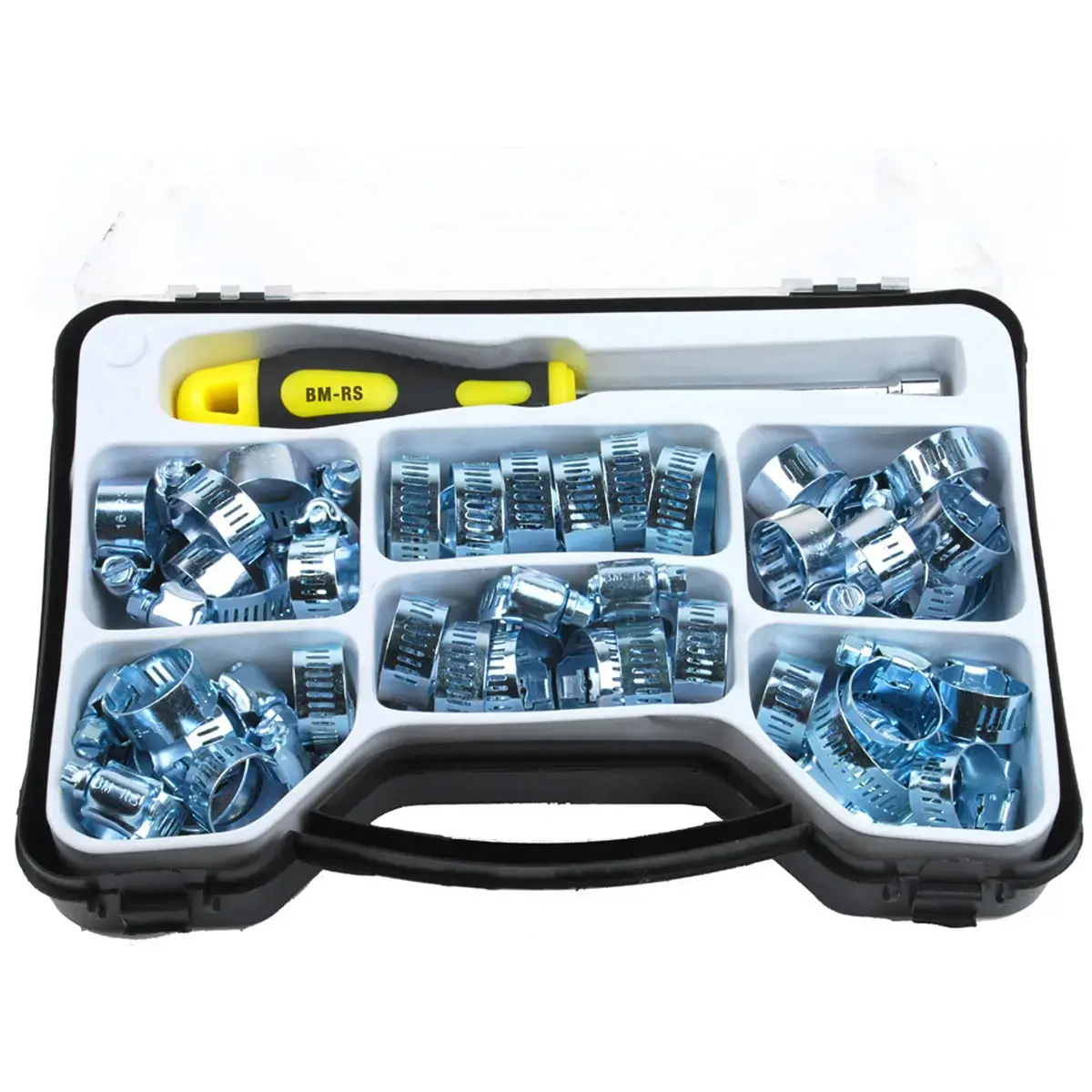 Kit de colliers de serrage, 50 pièces - Brüder mannesmann photo du produit