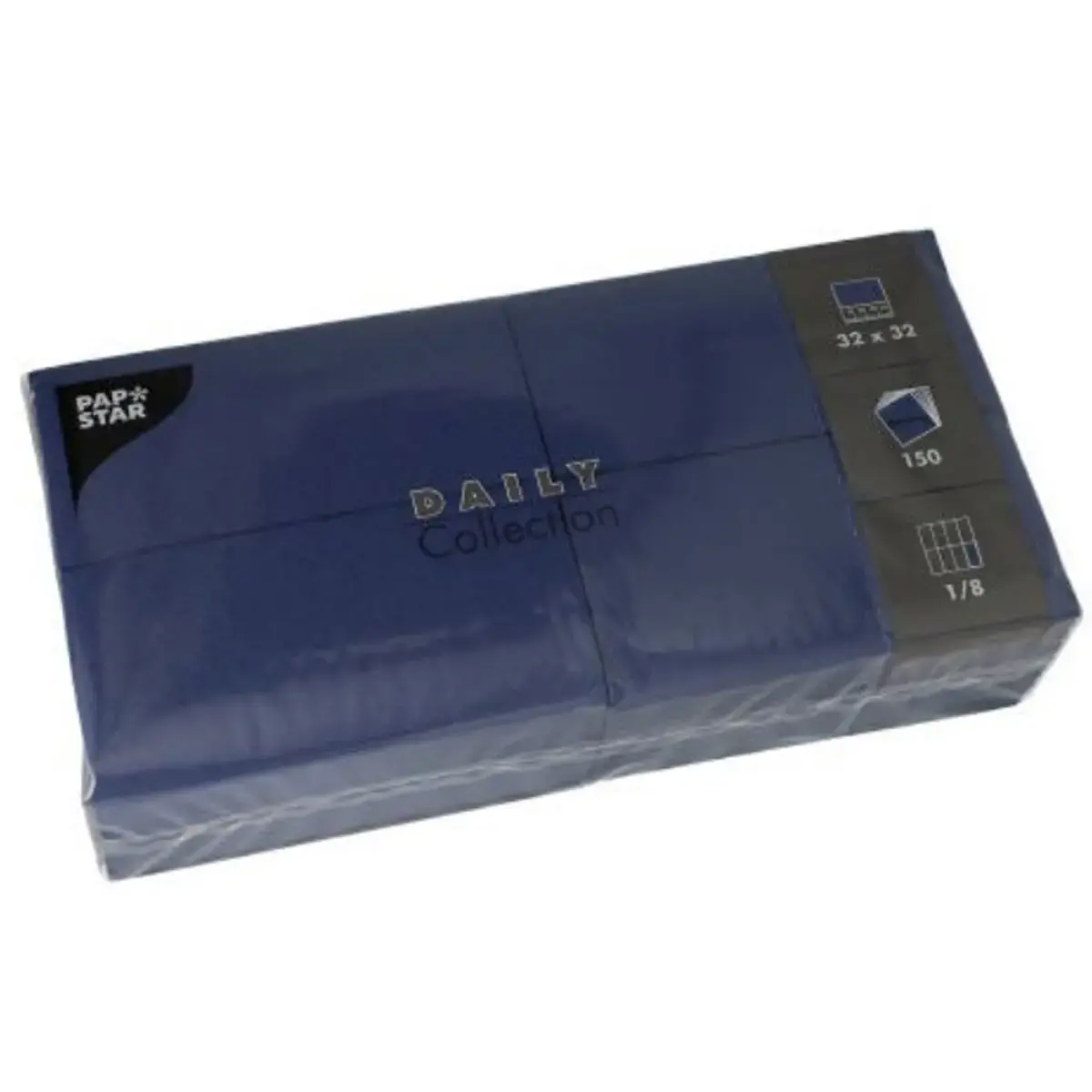 Serviette bistrot - 320 x 320 mm - 3 couches - Crème - Papstar photo du produit