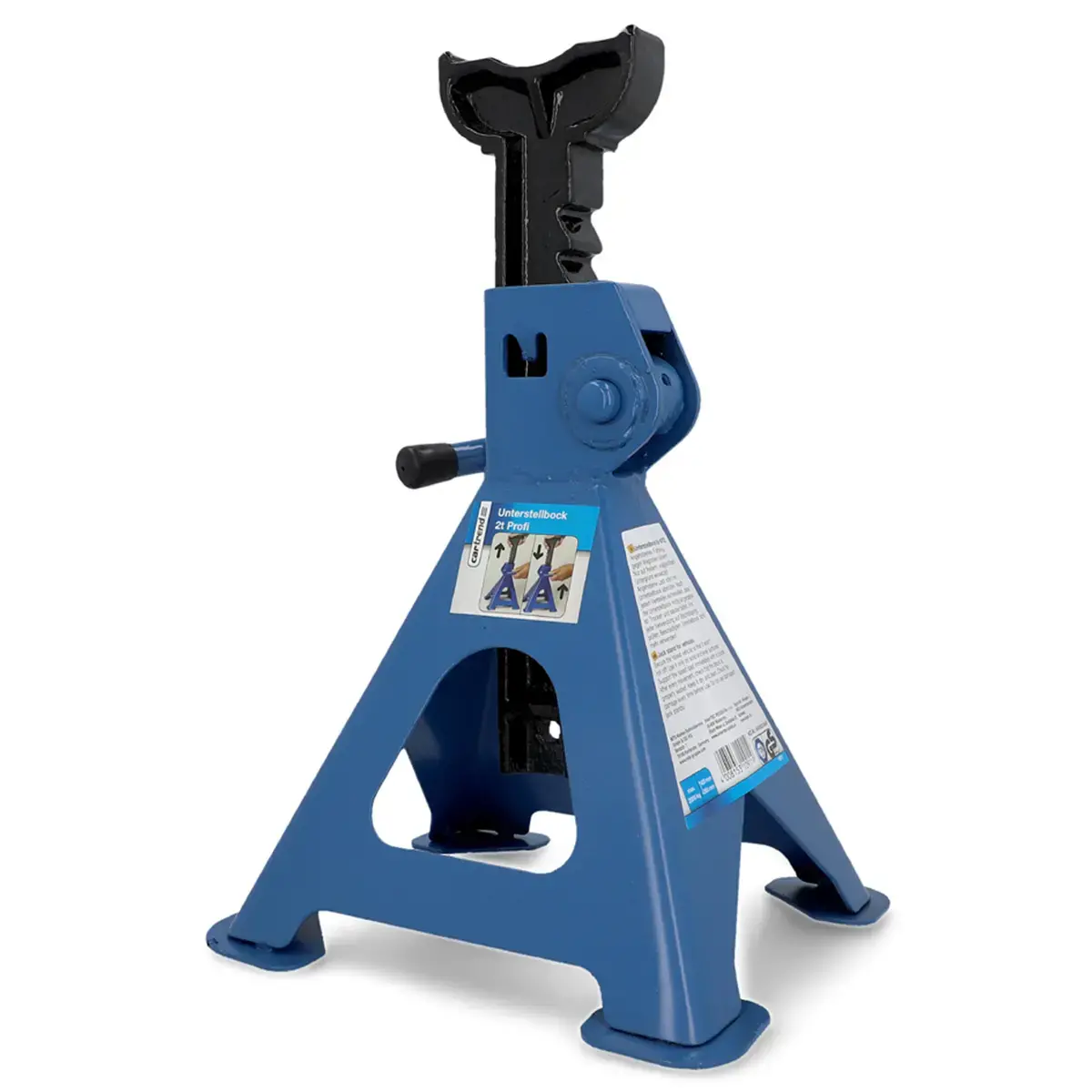 Chandelle de support, capacité : 2.000 kg, bleu - Cartrend photo du produit