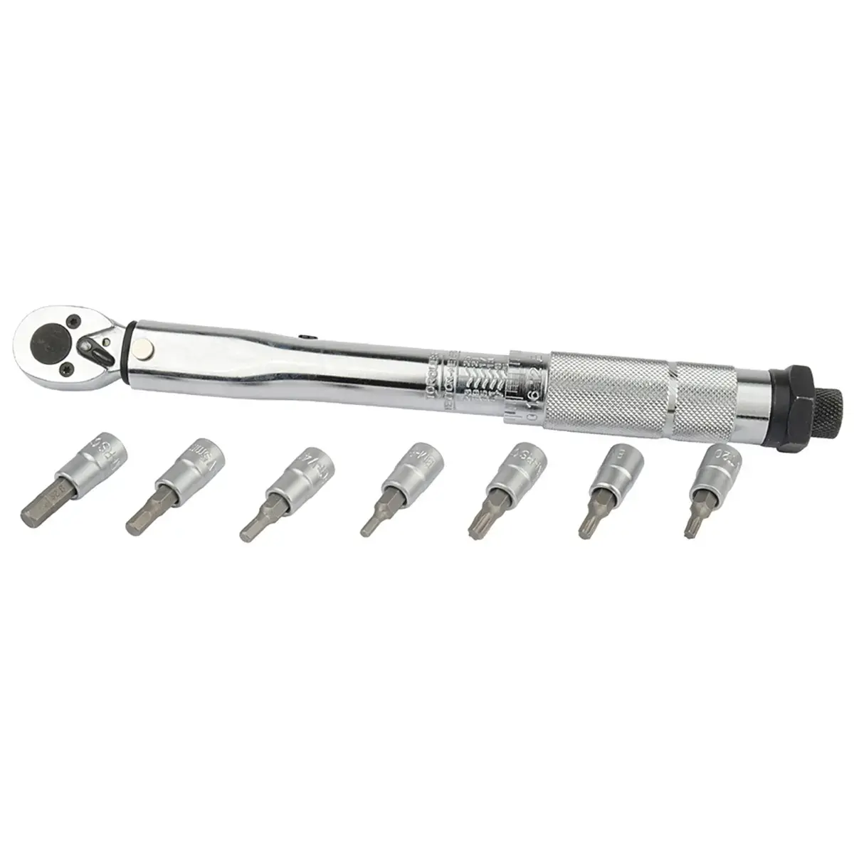 Kit de cl&eacute; dynamom&eacute;trique 1/4', 8 pi&egrave;ces - Br&uuml;der mannesmann photo du produit
