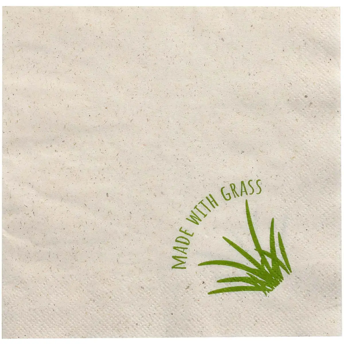 Serviette de table, 300 x 300 mm, naturel - Papstar photo du produit