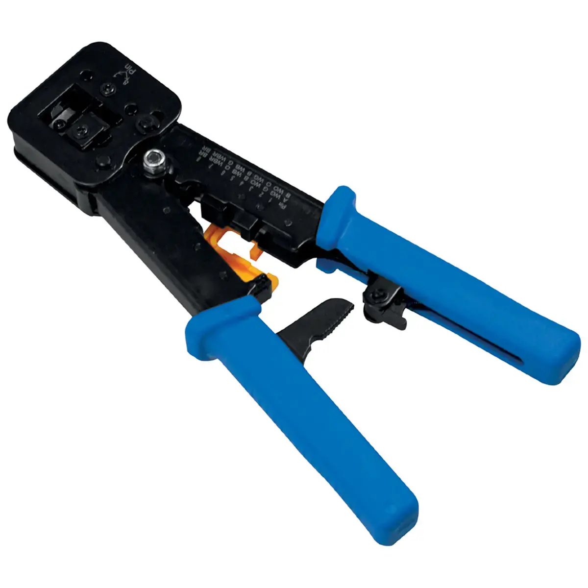 LogiLink Pince &agrave; sertir coupante, bleu/ jaune - Logilink professional photo du produit