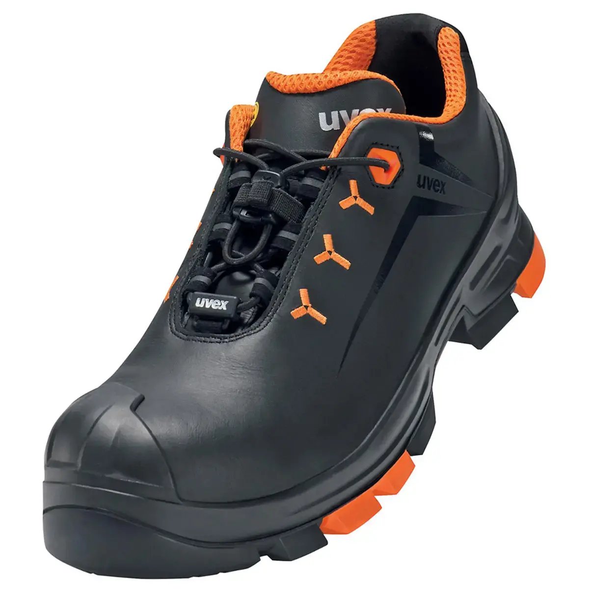 Chaussures basses S3 SRC, T. 43, noir/orange - Uvex photo du produit