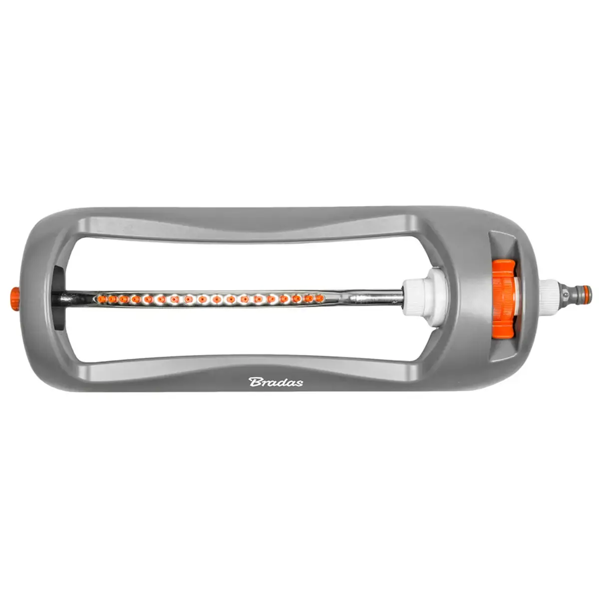 Arroseur oscillant WHITE LINE, 18 buses, gris/orange - Bradas photo du produit