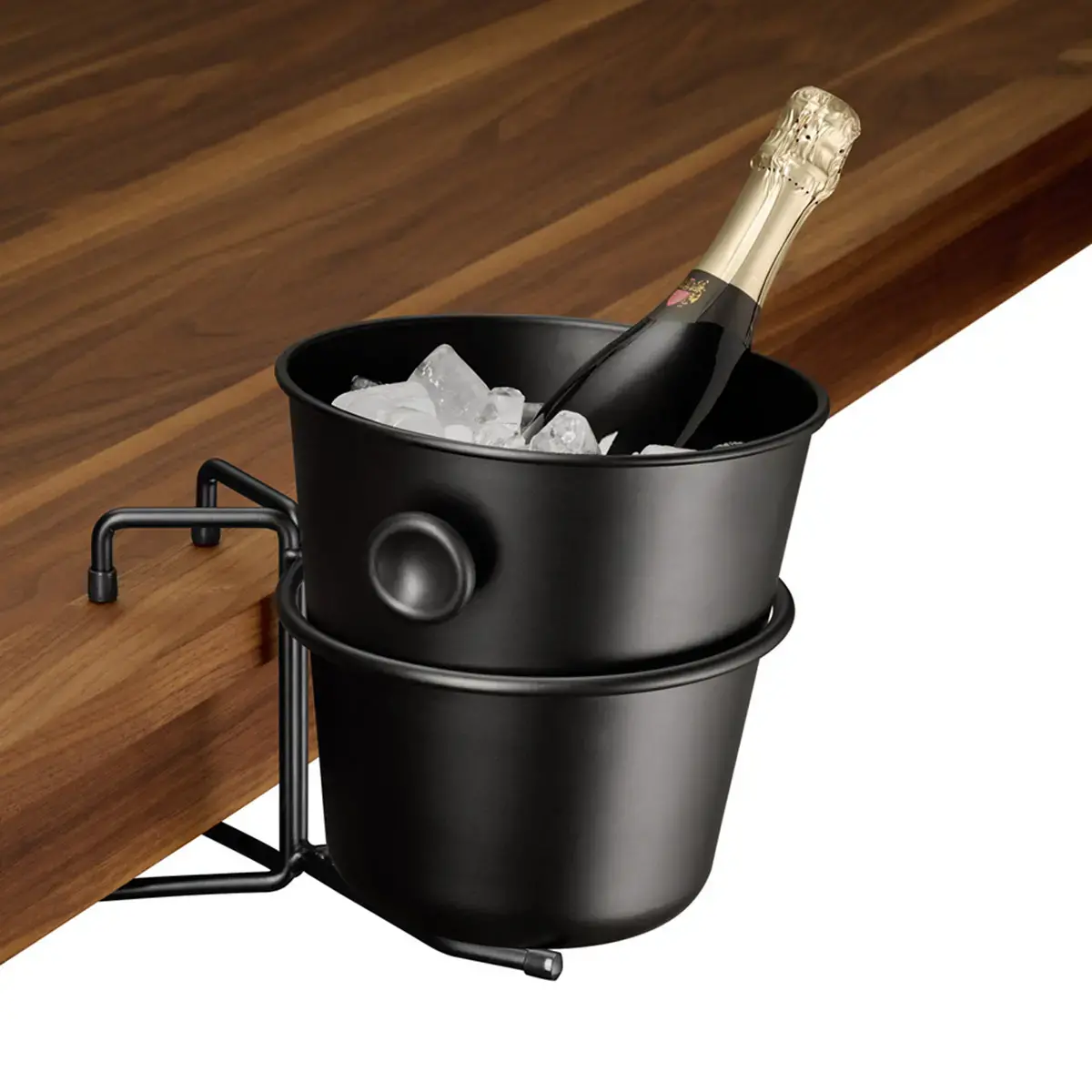 Support pour seau à vin/champagne, 730 mm, noir - Aps photo du produit