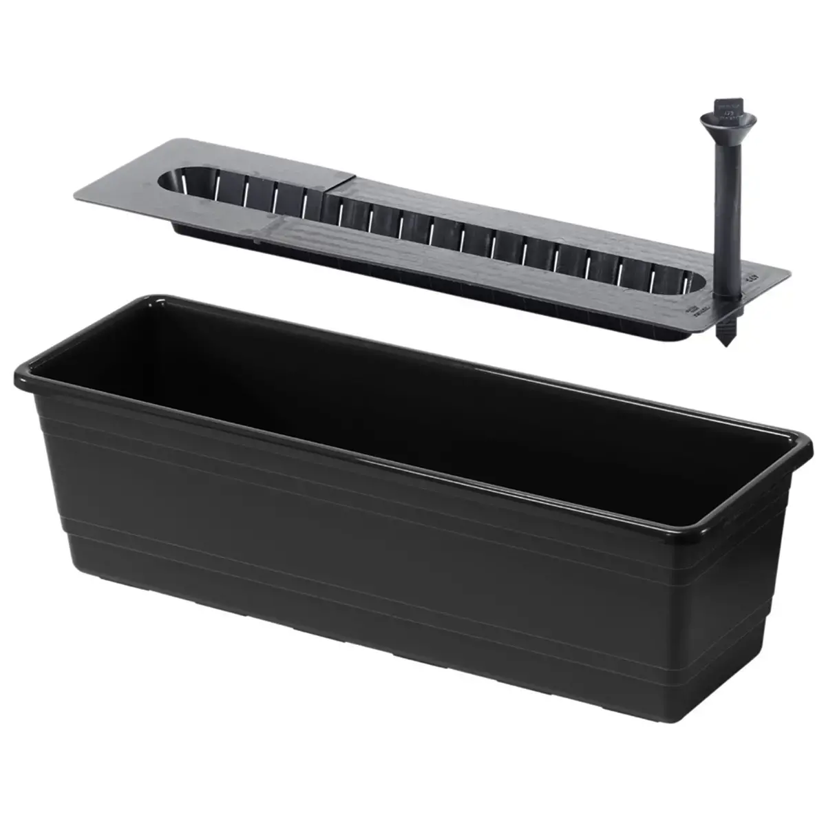 Jardinière BALCONY, largeur : 550 mm, noir - Orthex photo du produit