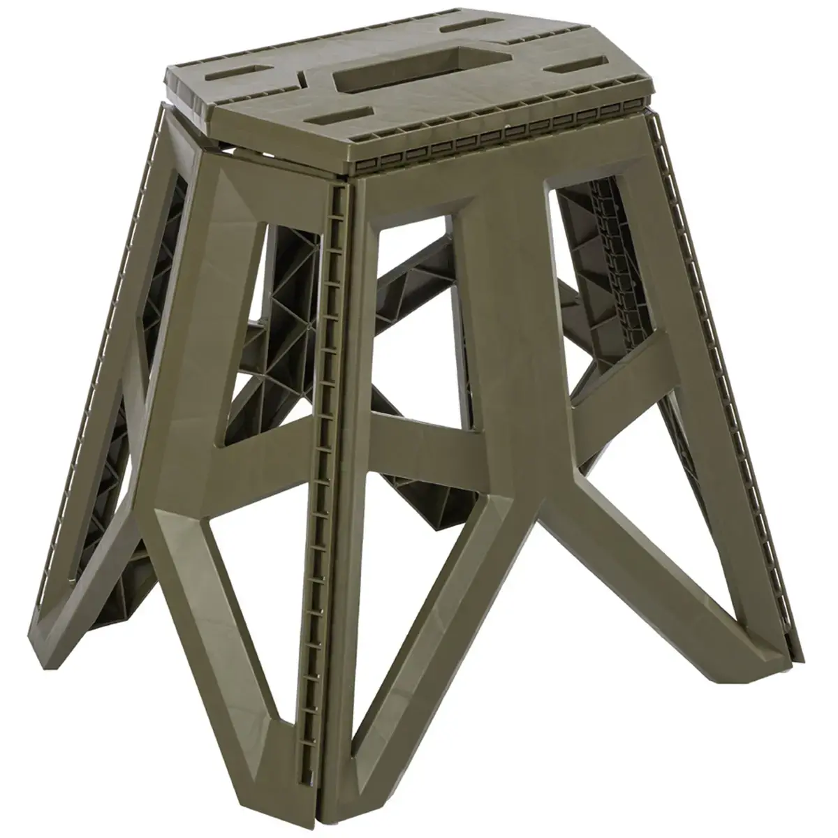 Tabouret de camping pliant 'tom', olive - Keeeper photo du produit
