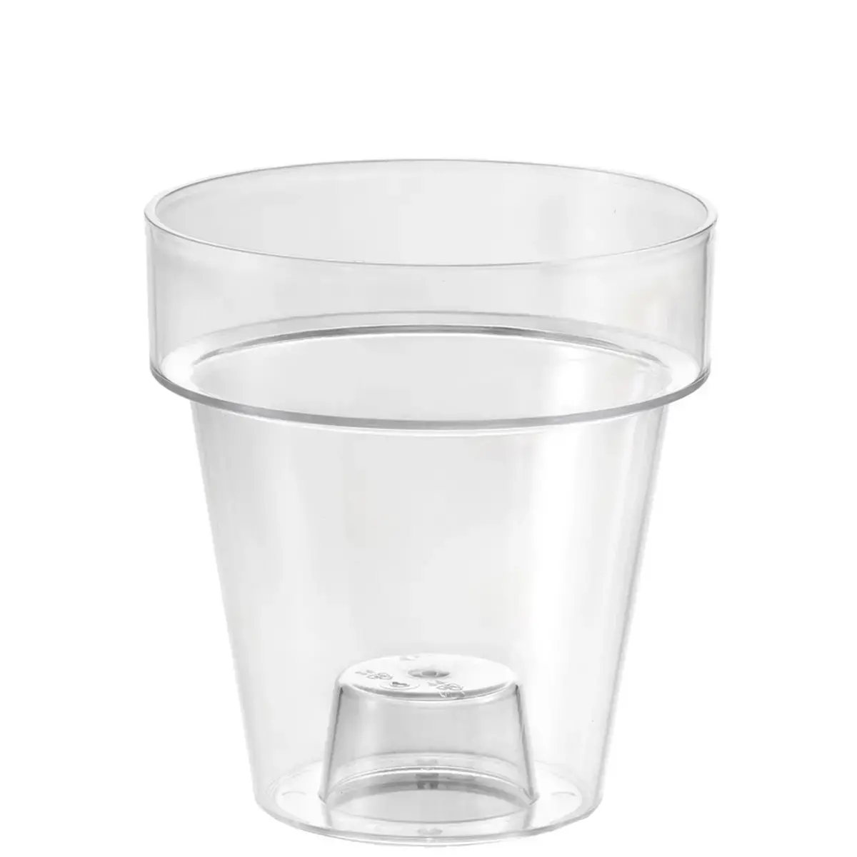 Pot de fleurs 'Porto 16', transparent - Tera photo du produit