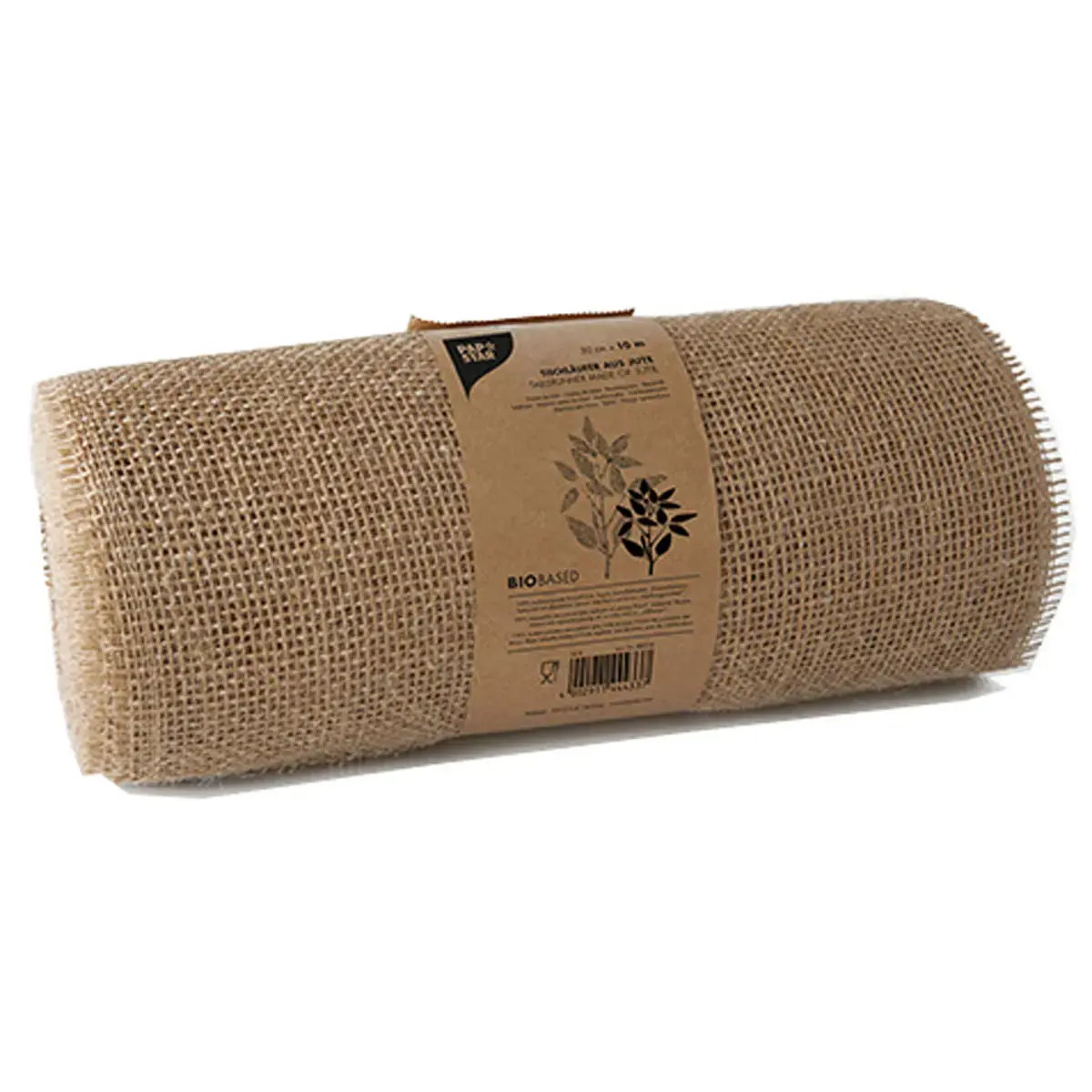 Chemin de table jute - (l) 0,3 x (L) 10 m - Naturel - Papstar photo du produit