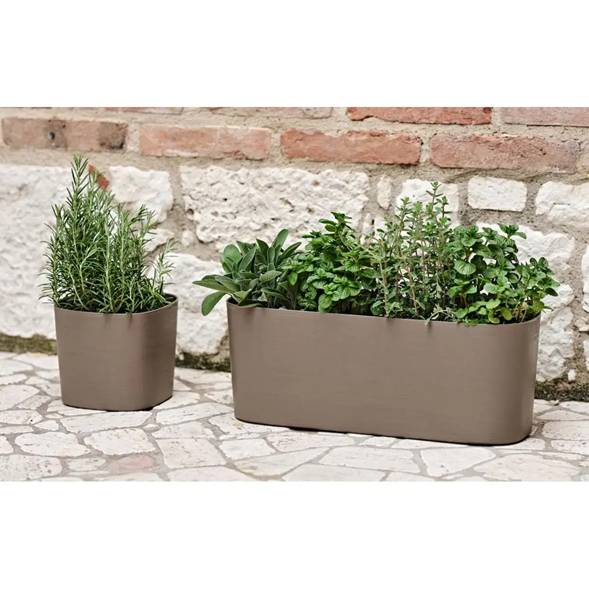 Pot de fleurs Capri - largeur 290 mm - Forest - Tera photo du produit